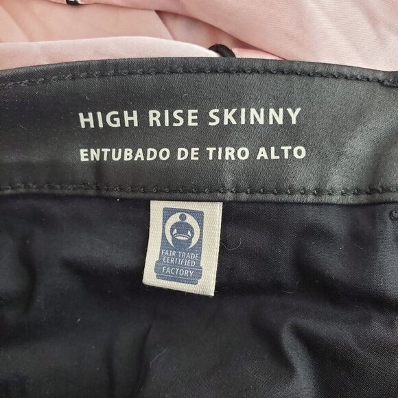 Universal Thread Womens High Rise Skinny Pants 18/34R Black Fair Trade Certified - Picture 6 of 8